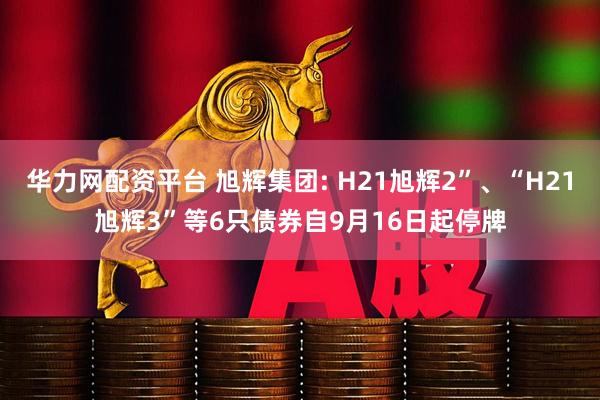华力网配资平台 旭辉集团: H21旭辉2”、“H21旭辉3”等6只债券自9月16日起停牌