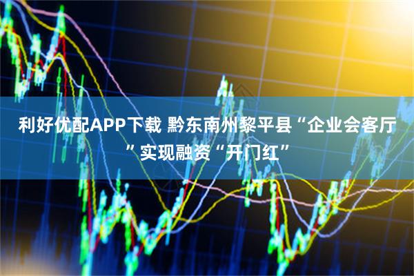 利好优配APP下载 黔东南州黎平县“企业会客厅”实现融资“开门红”